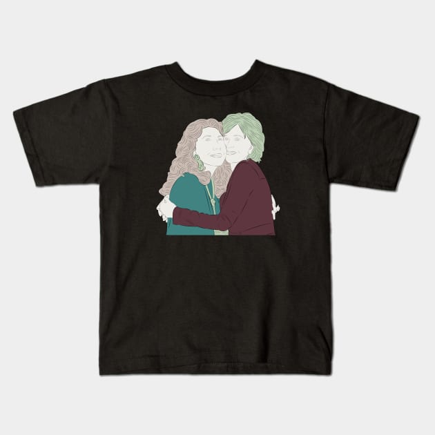 Grace and Frankie Kids T-Shirt by LiLian-Kaff